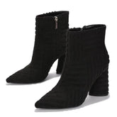 Heeled Boots For Women Fashion Pionted Toe Shoes BadAssWear.fi
