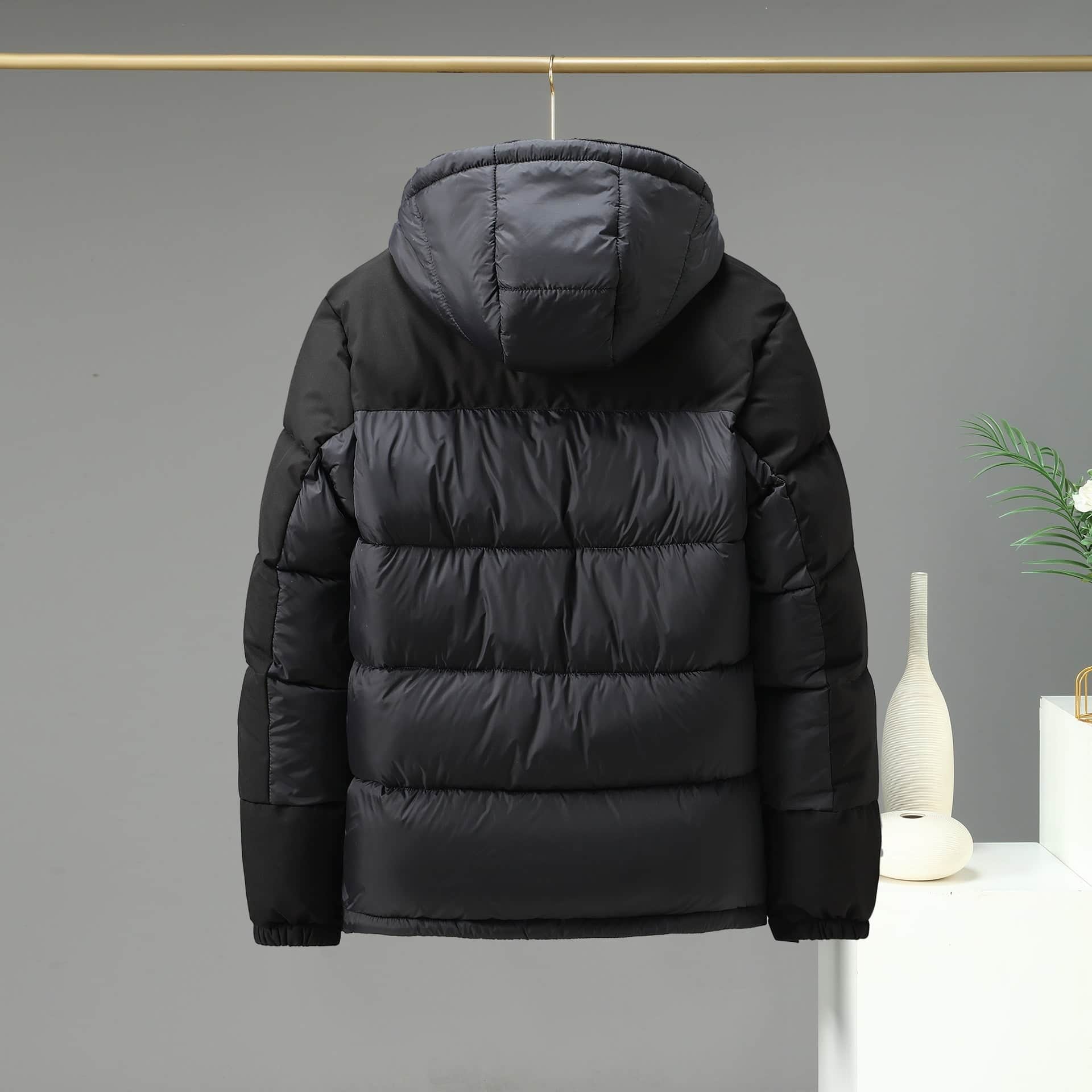 Cotton Jacket Men And Women Short Color Contrast Patchwork BadAssWear.fi