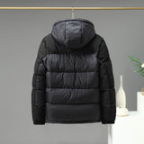 Cotton Jacket Men And Women Short Color Contrast Patchwork BadAssWear.fi