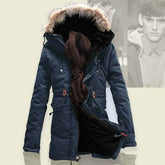 Men Winter Coat Lamb Wool Liner Thick Padded Jacket Men&
