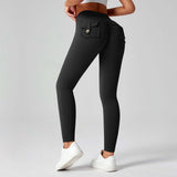 Fitness Yoga Pants For Women High-waisted Butt-lifting Stretchy Form-fitting Workout Tights BadAssWear.fi