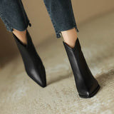 Simple Solid Color And Nude Ankle Boots For Women BadAssWear.fi