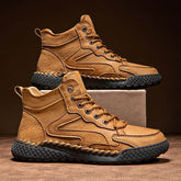 Winter Plush Insulated High Top Leather Shoes BadAssWear.fi
