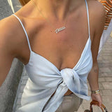 Sexy Bow Strap Backless Tube Top Sling For Women BadAssWear.fi