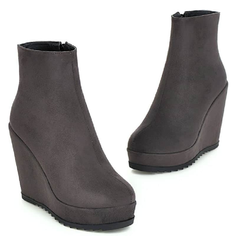Autumn And Winter Women Platform Platform Wedge Boots BadAssWear.fi