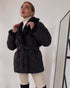 Winter Lapel Plaid Coat Fashion All-match Waist-tied Design Coat For Women Outwear Clothing BadAssWear.fi