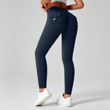 Fitness Yoga Pants For Women High-waisted Butt-lifting Stretchy Form-fitting Workout Tights BadAssWear.fi