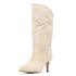 Western Boots With Pointed Toe And Tapered Heel null