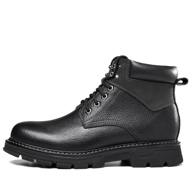 Winter Leather Martin Boots Men's Shoes High Top British BadAssWear.fi