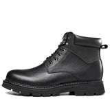 Winter Leather Martin Boots Men's Shoes High Top British BadAssWear.fi