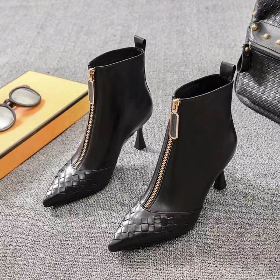 Pointed Toe Stiletto Heel Ankle Boots For Women BadAssWear.fi