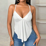 Summer New European And American Strap Top Sexy Vest BadAssWear.fi