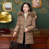 Down Cotton-padded Coat For Women Mid-length BadAssWear.fi