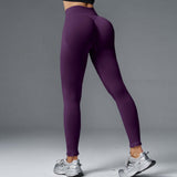 Peach Hip Tight Mid Waist Yoga Pants Hip Lifting Running Fitness BadAssWear.fi