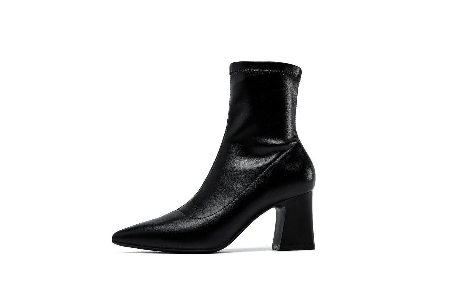 Mid-tube Boots High Heels Autumn And Winter Thick With Fashion Martin Boots Women BadAssWear.fi