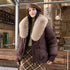 Large Size Straight Thickened Cotton-padded Coat BadAssWear.fi