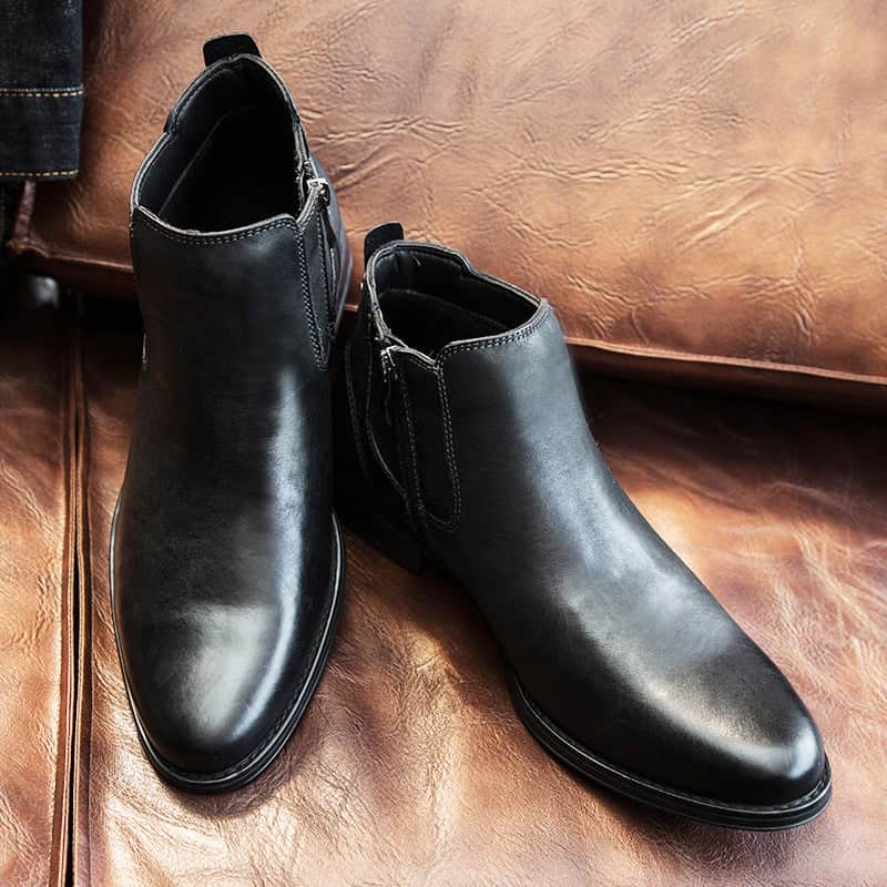 Men's Casual Martin Boots Short Boots Winter British Workwear BadAssWear.fi