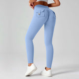 Fitness Yoga Pants For Women High-waisted Butt-lifting Stretchy Form-fitting Workout Tights BadAssWear.fi