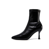 Mid-tube Boots High Heels Autumn And Winter Thick With Fashion Martin Boots Women BadAssWear.fi