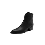 Simple Solid Color And Nude Ankle Boots For Women BadAssWear.fi