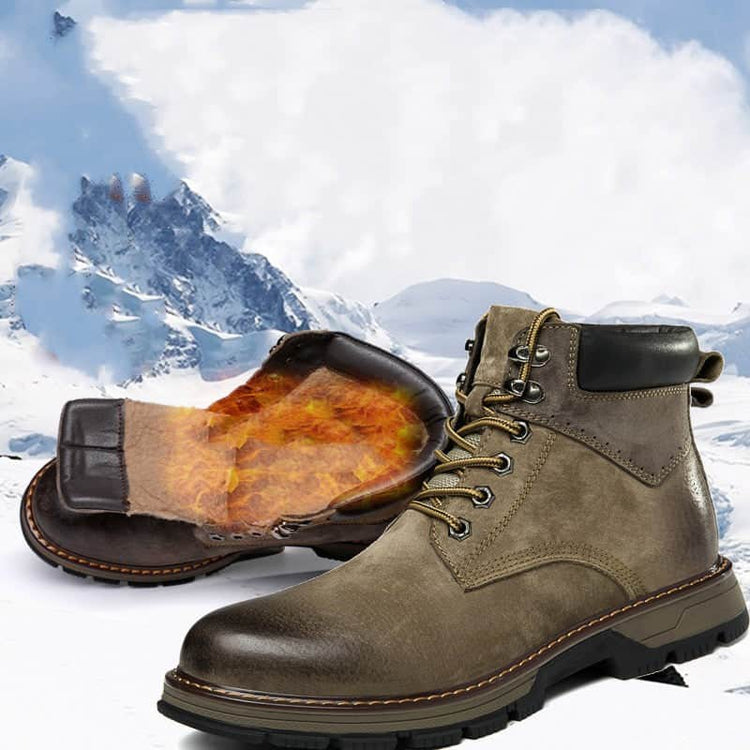 Winter Leather Martin Boots Men&