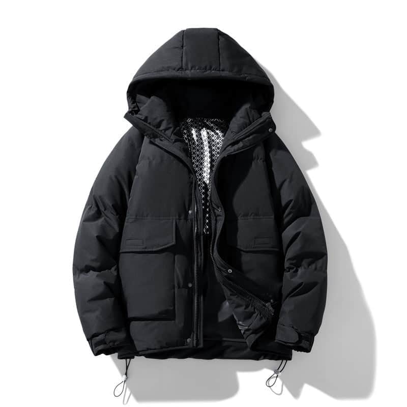 Hooded Down Jacket Men&