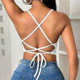 Summer New European And American Strap Top Sexy Vest BadAssWear.fi