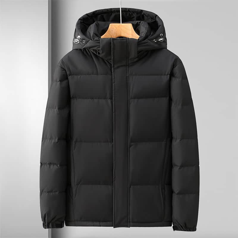 Winter Down Jacket Men's High-grade Hooded Loose BadAssWear.fi