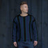 Modern Classic: Striped Recycled Sweatshirt for Men BadAssWear.fi