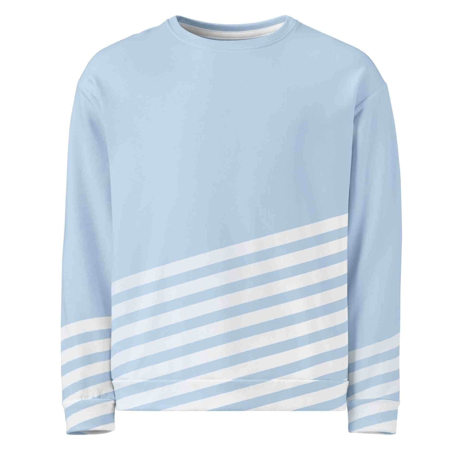 Soft Style: Striped Recycled Sweatshirt for Men BadAssWear.fi
