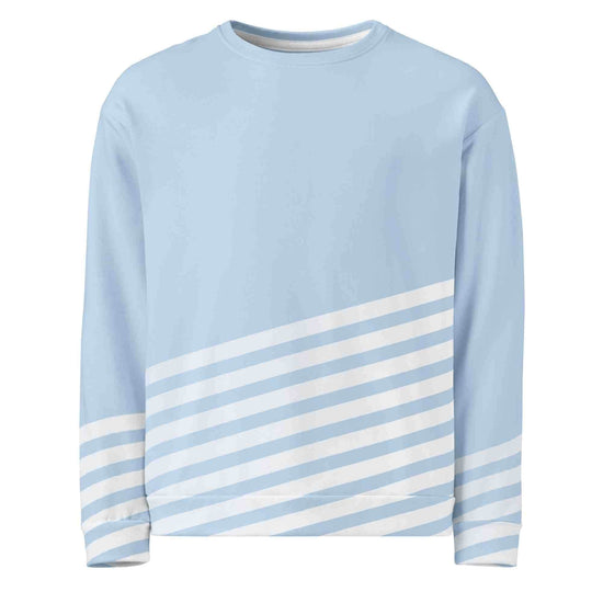 Soft Style: Striped Recycled Sweatshirt for Men BadAssWear.fi