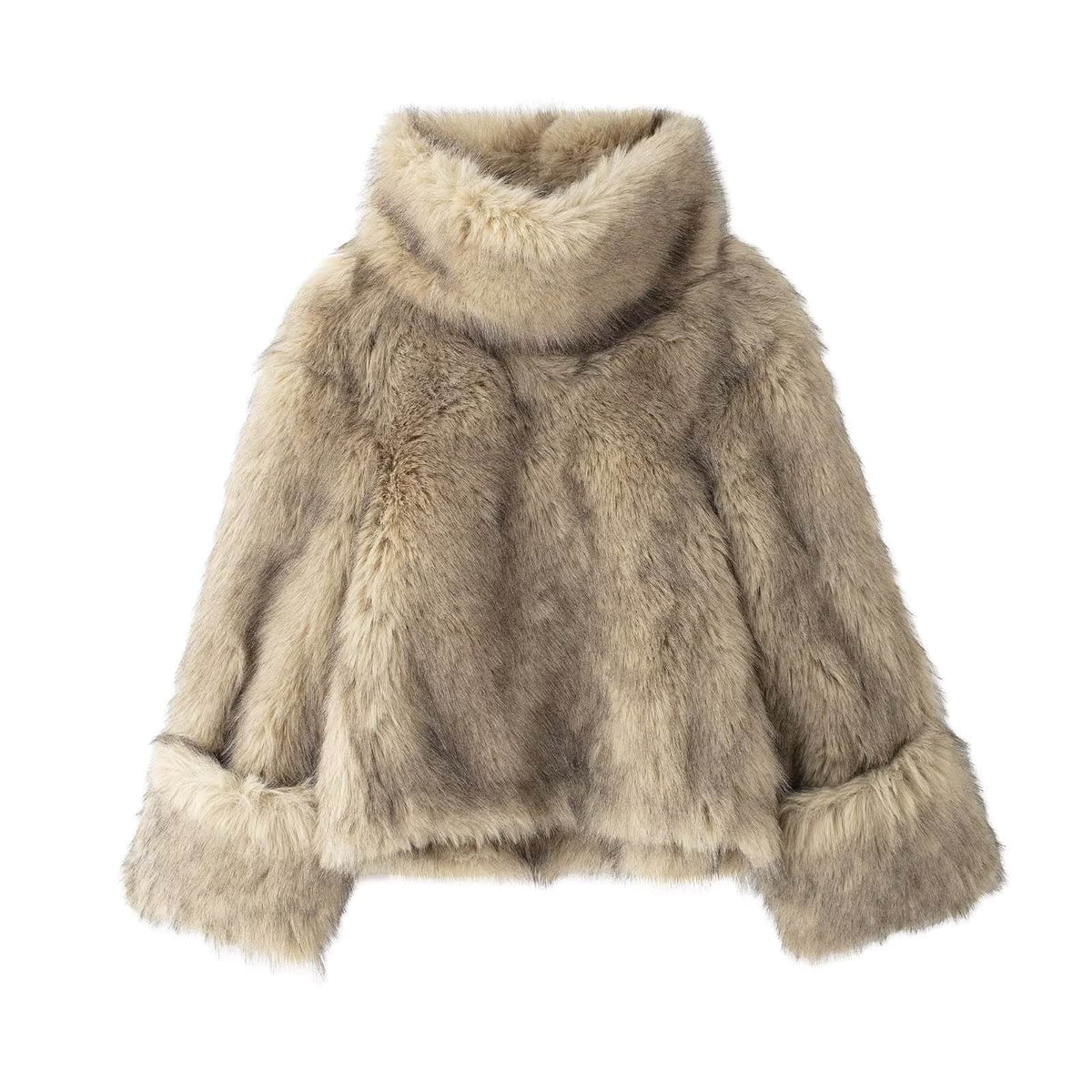 Women's Artificial Fur Fashion Baggy Coat BadAssWear.fi