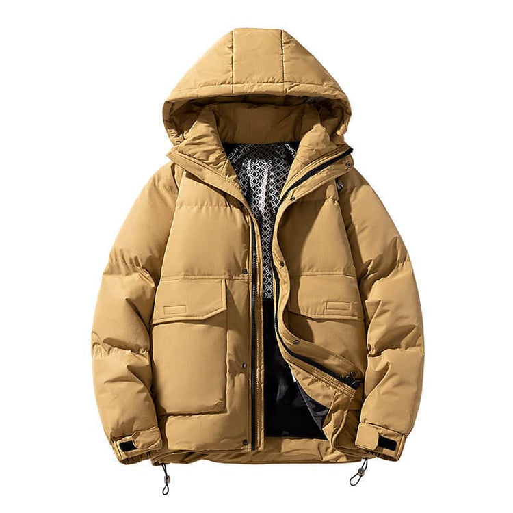 Hooded Down Jacket Men&