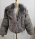 Coat Imitation Fox Fur Women&