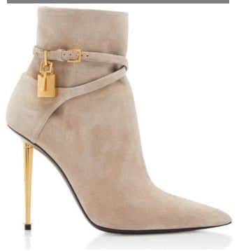 European Station Solid Color Cow Grain Pointed Toe Ankle Boots BadAssWear.fi