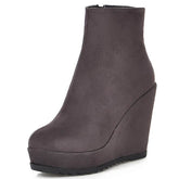Autumn And Winter Women Platform Platform Wedge Boots BadAssWear.fi