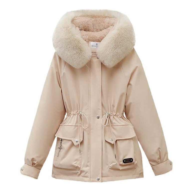 Hooded Padded Cotton Coat Women BadAssWear.fi