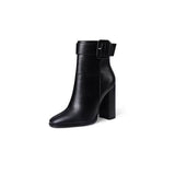 Thick Heel Short  Women Fashion Women's Boots BadAssWear.fi