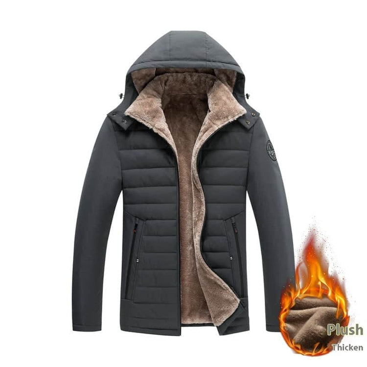 Middle-aged And Elderly Cotton-padded Clothes High Quality Winter Plus Size BadAssWear.fi