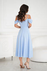  Evening dress model 210734 Bicotone 