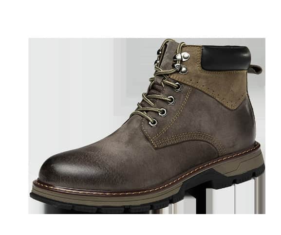 Winter Leather Martin Boots Men's Shoes High Top British BadAssWear.fi