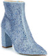 Rhinestone Pointed Toe Fashion Ankle Boots BadAssWear.fi