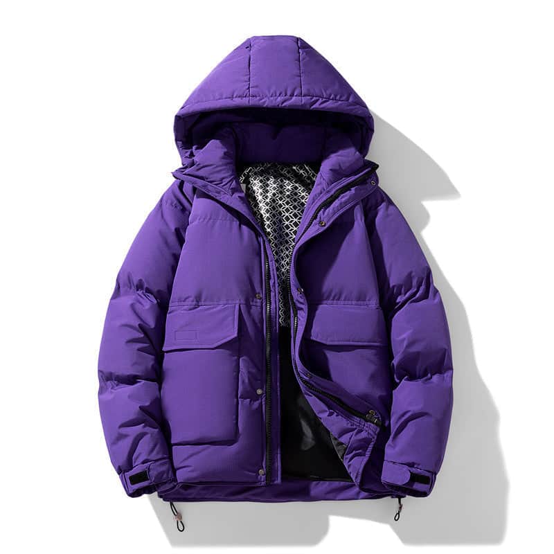 Hooded Down Jacket Men&