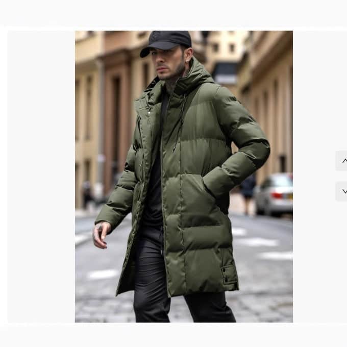 Thickened Warm Casual Cotton Coat BadAssWear.fi