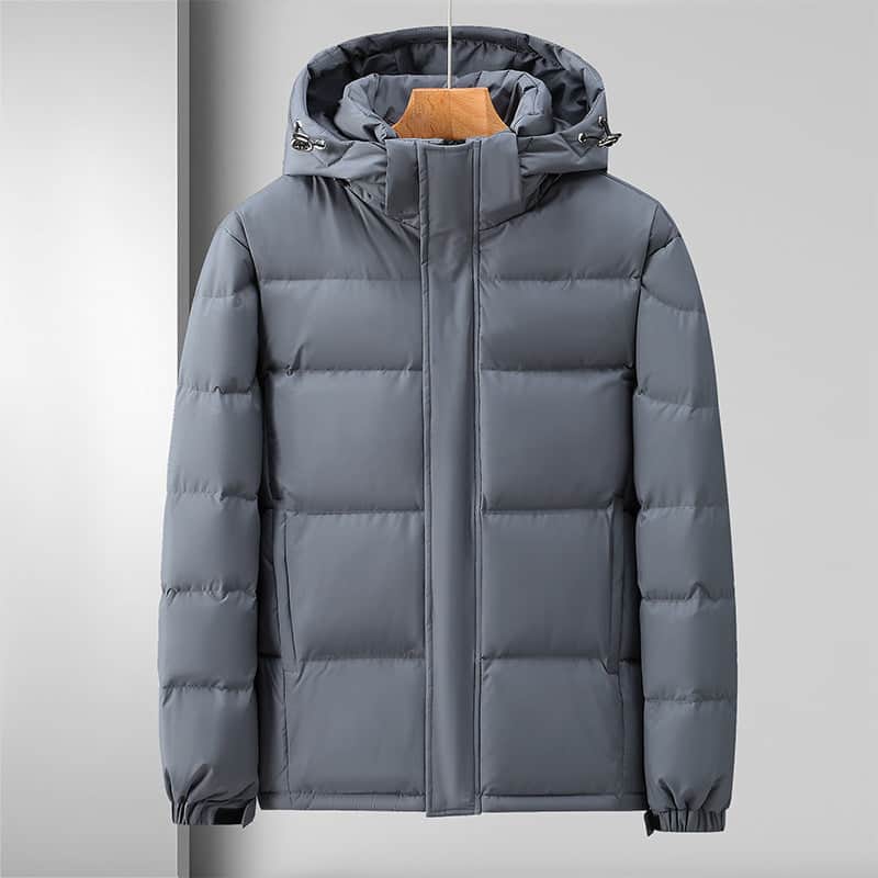 Winter Down Jacket Men's High-grade Hooded Loose BadAssWear.fi