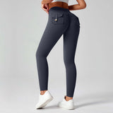 Fitness Yoga Pants For Women High-waisted Butt-lifting Stretchy Form-fitting Workout Tights BadAssWear.fi