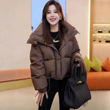 Versatile Loose Thick Bread Down Cotton-padded Jacket BadAssWear.fi