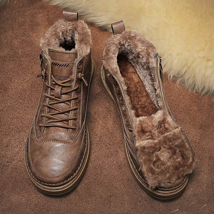 Personalized Youth Casual Fashion Shoes Winter Plush BadAssWear.fi