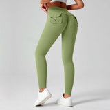 Fitness Yoga Pants For Women High-waisted Butt-lifting Stretchy Form-fitting Workout Tights BadAssWear.fi