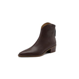 Simple Solid Color And Nude Ankle Boots For Women BadAssWear.fi